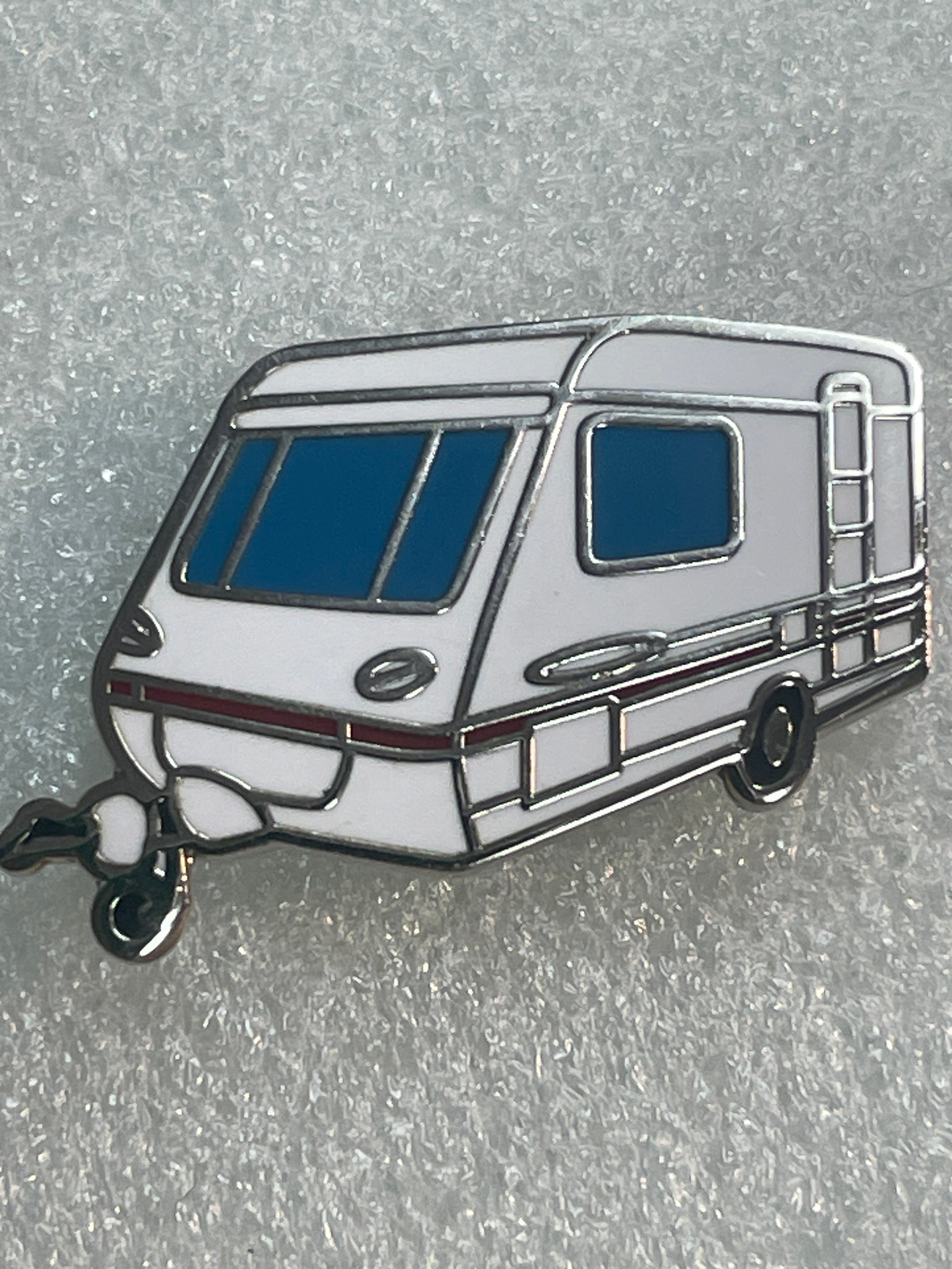 Caravan Enamel Pin Badge