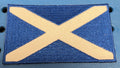 FLAG OF SCOTLAND IRON ON / SEW ON EMBROIDERED PATCH - NEW0