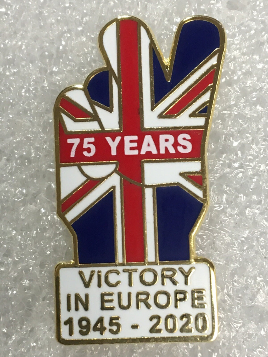 75 years Victory in Europe pin badge 0