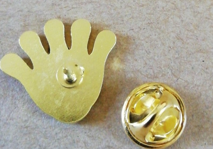 BOWLING PINS AND BALL ENAMEL PIN BADGE - NEW1