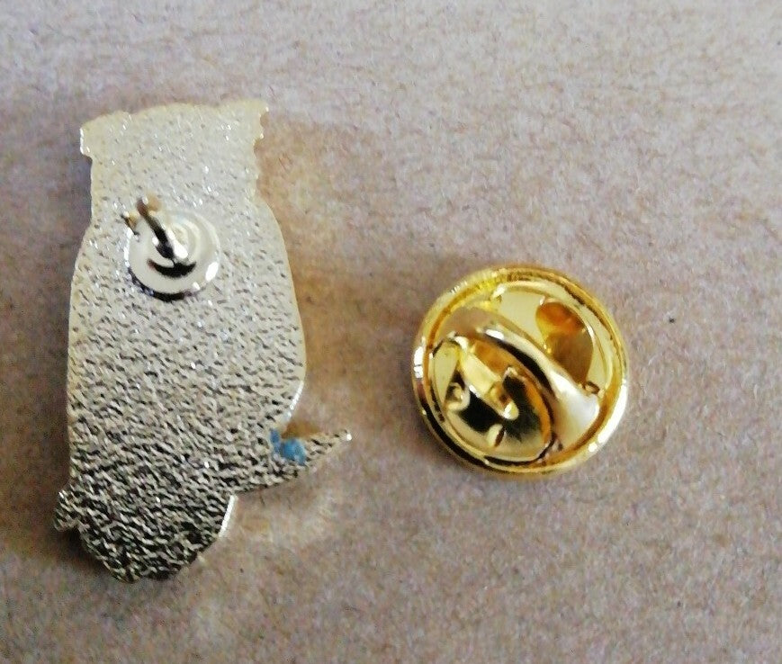 OWL ENAMEL PIN BADGE - NEW1