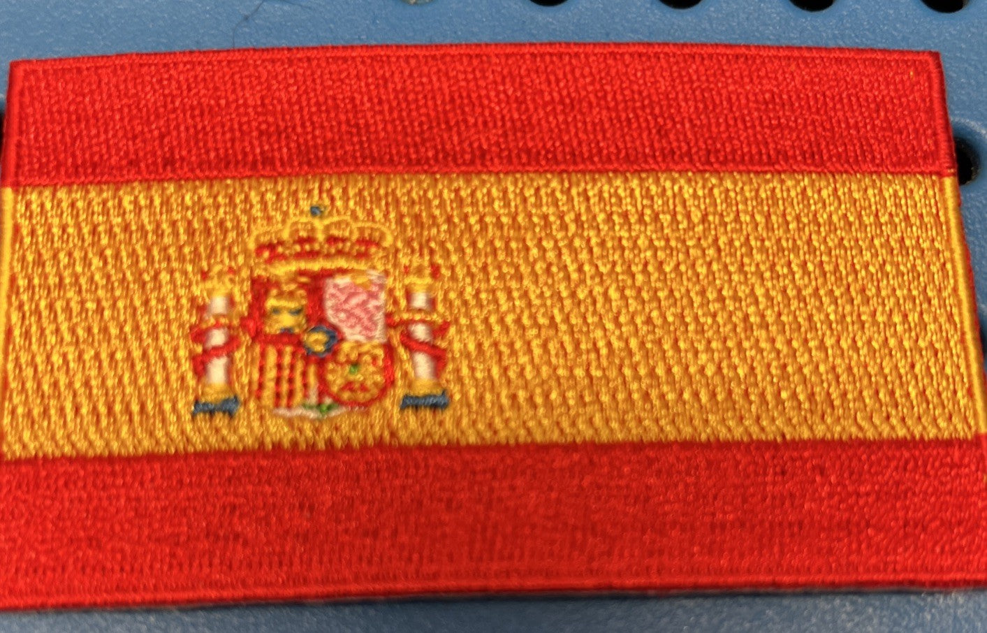 FLAG OF SPAIN IRON ON / SEW ON EMBROIDERED PATCH - NEW0