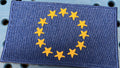 FLAG OF EUROPE IRON ON / SEW ON EMBROIDERED PATCH - NEW0