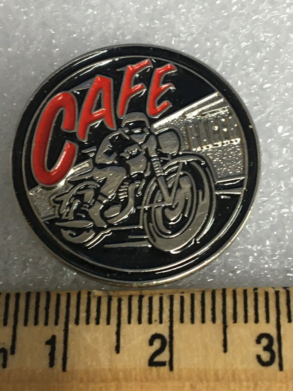New Biker pin badge CAFE RACER1