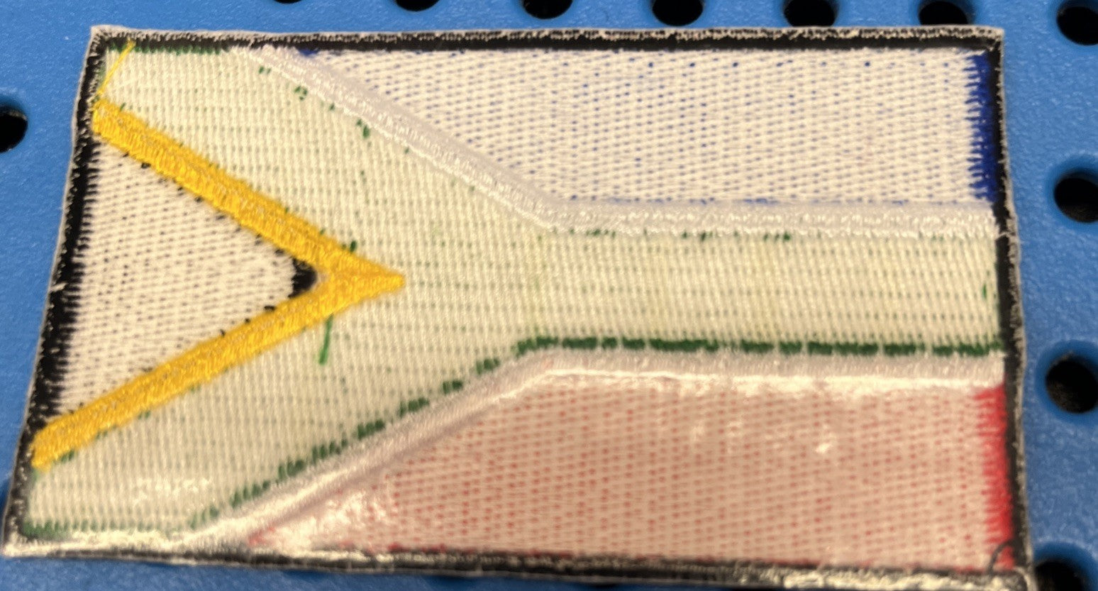 FLAG OF SOUTH AFRICA IRON ON / SEW ON EMBROIDERED PATCH - NEW1