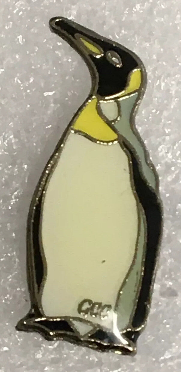 Small Peguin Butterfly clasp pin badge2