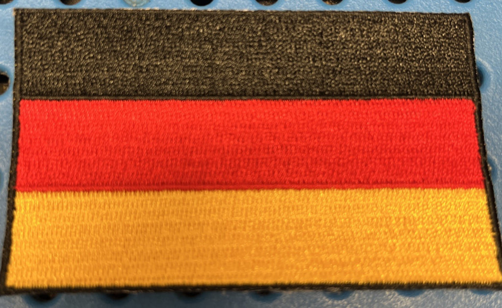 FLAG OF GERMAN IRON ON / SEW ON EMBROIDERED PATCH - NEW0