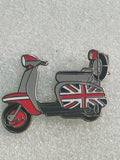 Lambretta scooter with Union Flag side panel