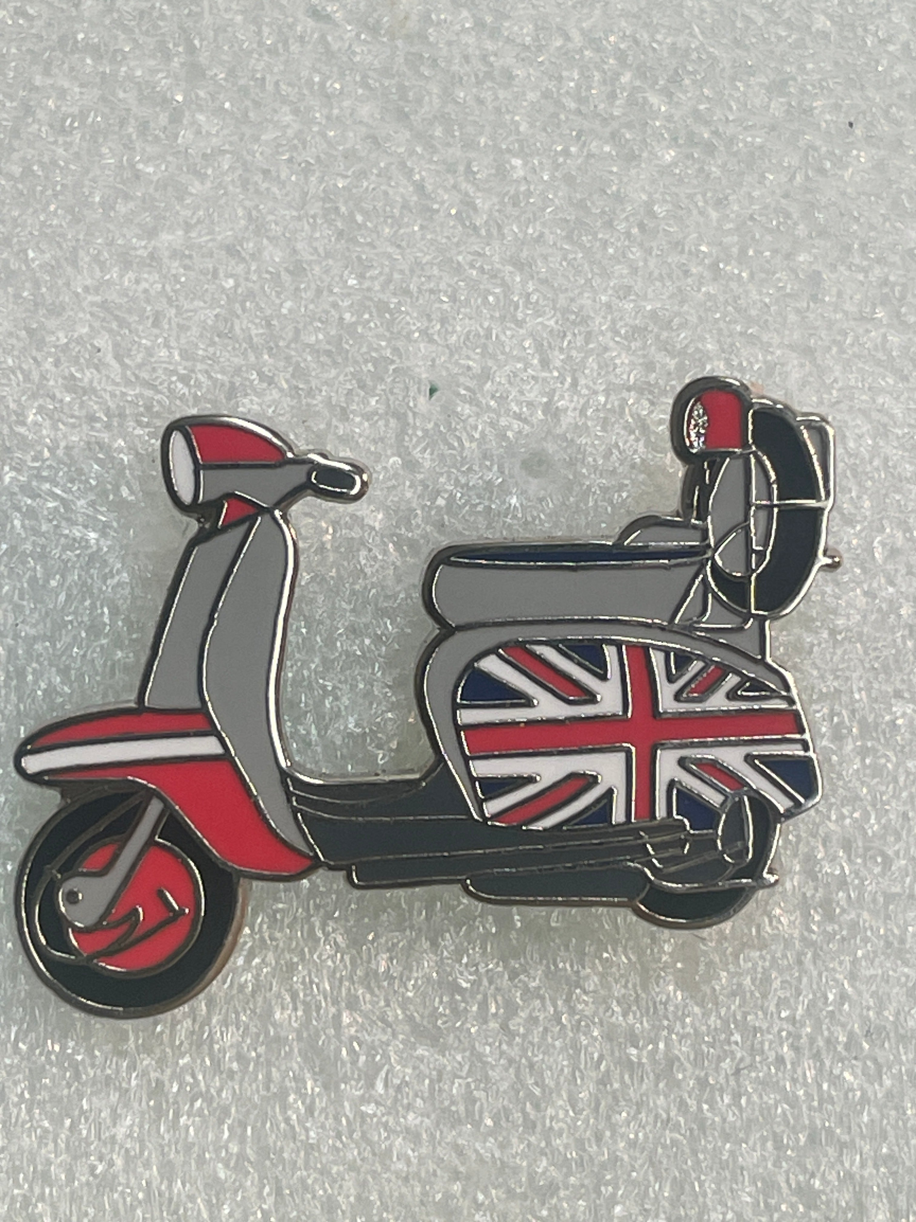 Lambretta scooter with Union Flag side panel