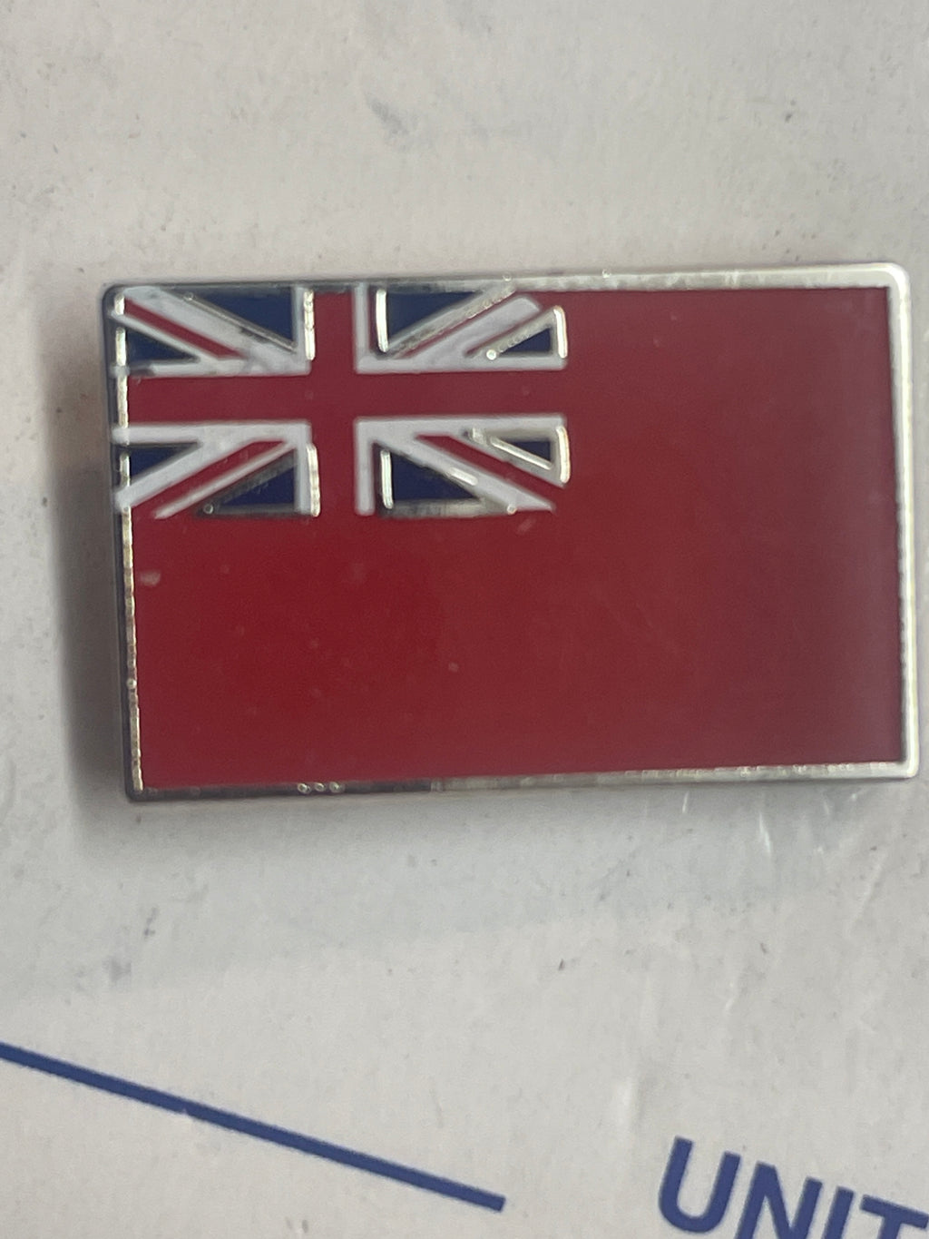 RED Ensign Flag Enamel Pin Badge