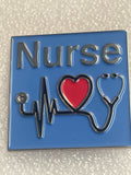 NURSE Metal pin badge