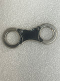 POLICE STYLE HANDCUFFS ENAMEL PIN BADGE